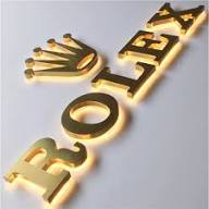 Gold Finish Stainless Steel Letters