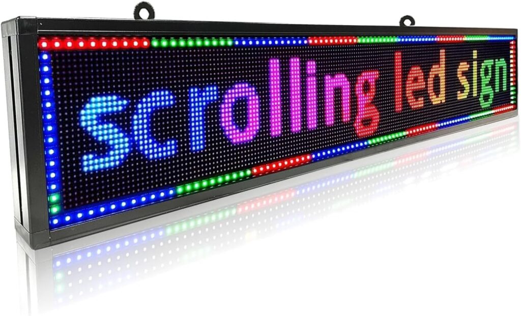 scrolling display led board