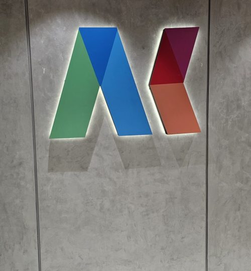 Ss Back Led Letter with vinyl